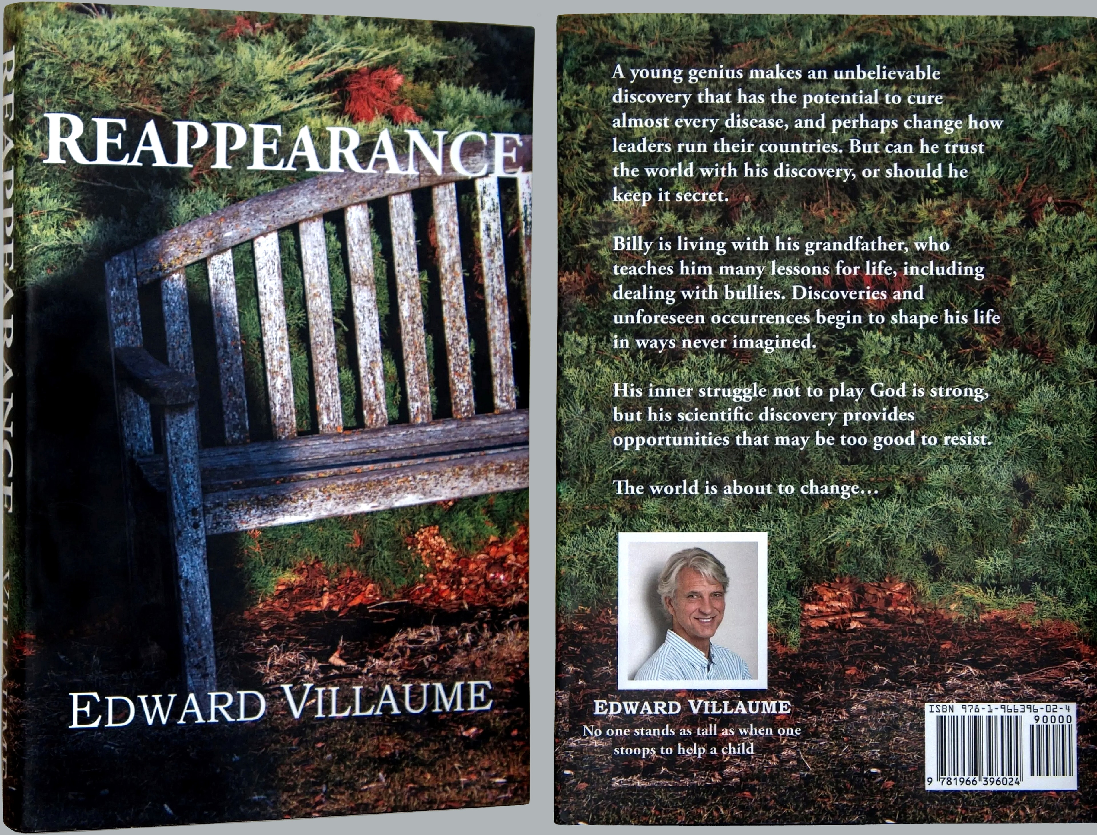Reappearance by Edward Villaume — front and back cover